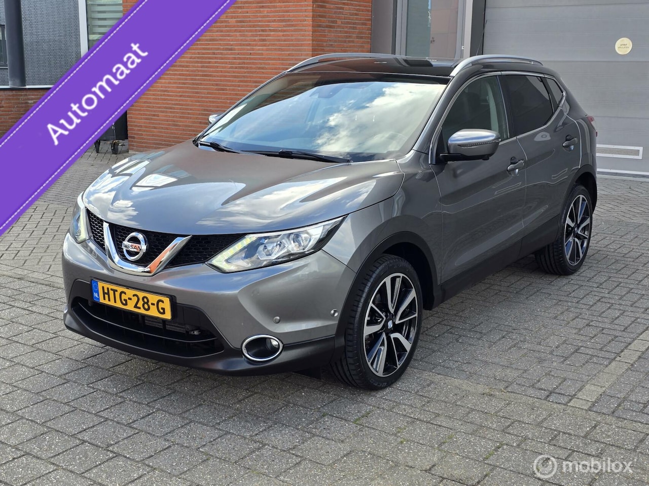 Nissan Qashqai - 1.2Tekna✅️Automaat✅️Pano✅️ - AutoWereld.nl
