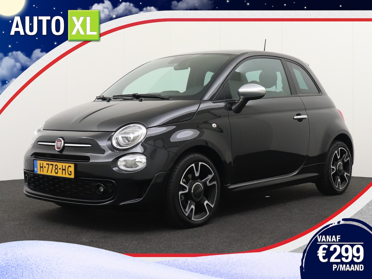 Fiat 500 - 1.0 MHEV Rockstar Pano-dak Half-Leder Carplay Climate Navi Park.sens - AutoWereld.nl