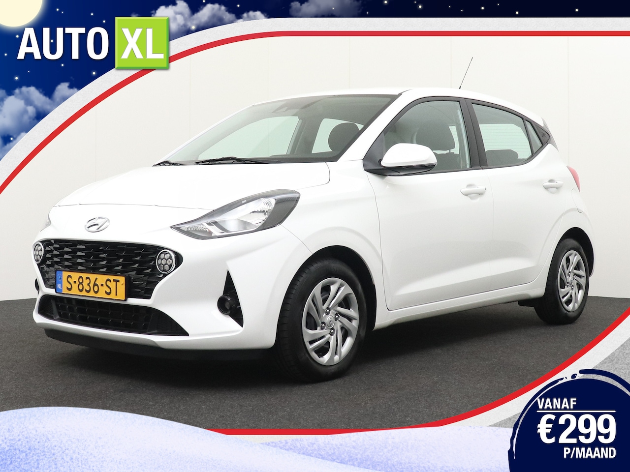 Hyundai i10 - 1.0 Navigator Navi Carplay Cruise LED  DAB - AutoWereld.nl
