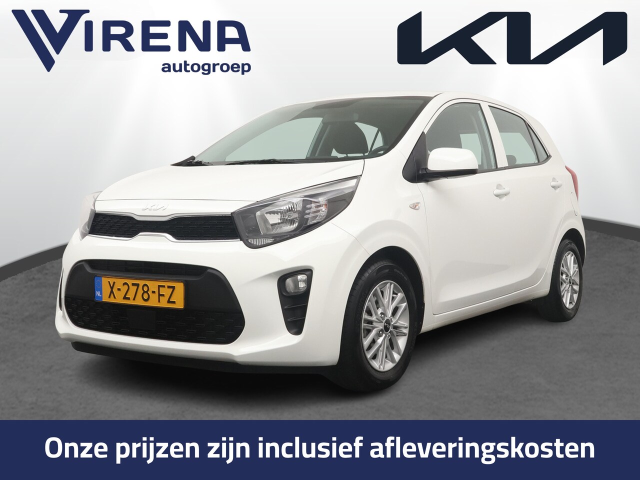 Kia Picanto - 1.0 DPi DynamicLine - Airco - Apple Carplay/Android Auto - Cruise Control - DAB - Fabrieks - AutoWereld.nl