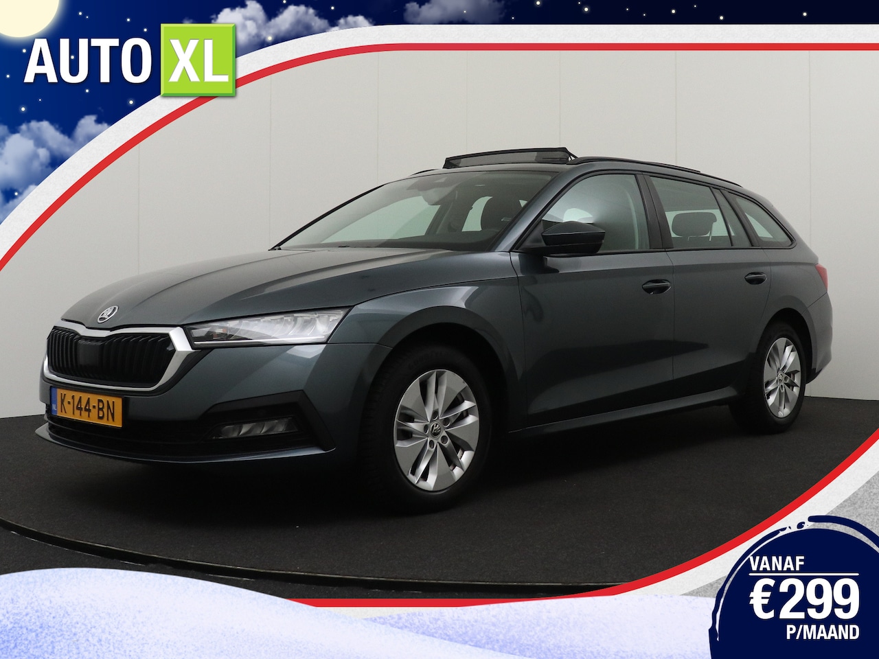 Skoda Octavia Combi - 111 PK TSI Business+ Pano-dak Climate Elek.Trekhaak - AutoWereld.nl