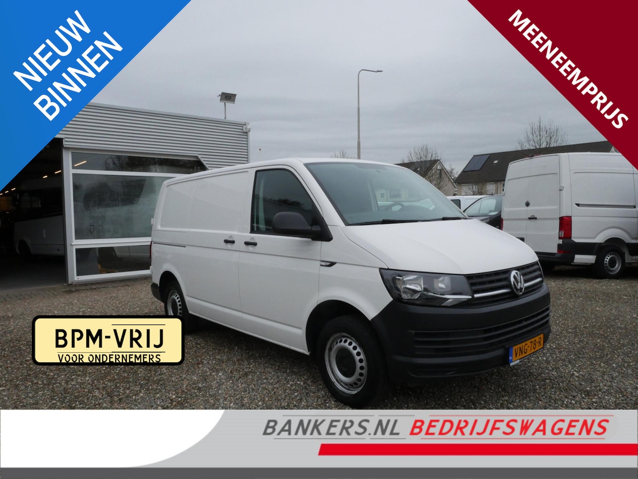Volkswagen Transporter - 2.0 TDI 100PK, L1H1, Airco, Geen garantie, zo meenemen - AutoWereld.nl