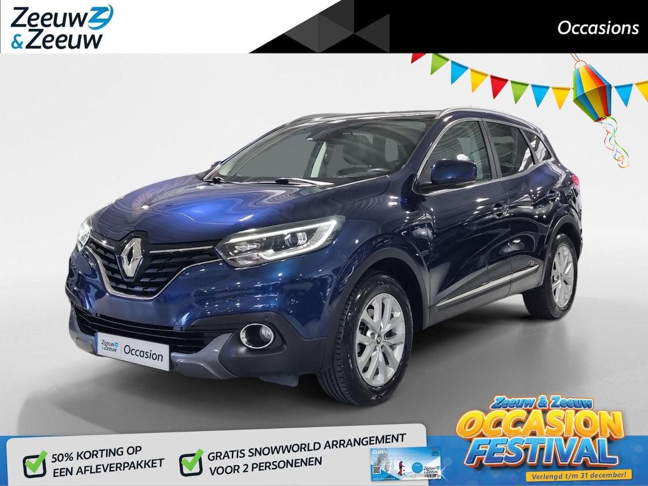 Renault Kadjar - 1.2 TCe Intens *1e Eigenaar * Dealeronderhouden * Inclusief winterset * Trekhaak * Navigat - AutoWereld.nl