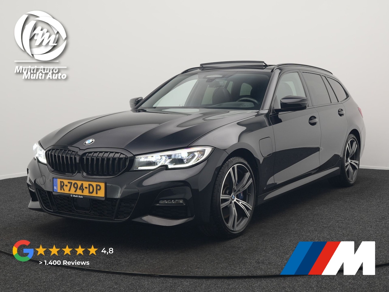 BMW 3-serie Touring - 330e M Sport Plug In Hybrid 293pk PHEV | Panodak | Adaptief Onderstel | Head Up | Adaptive - AutoWereld.nl
