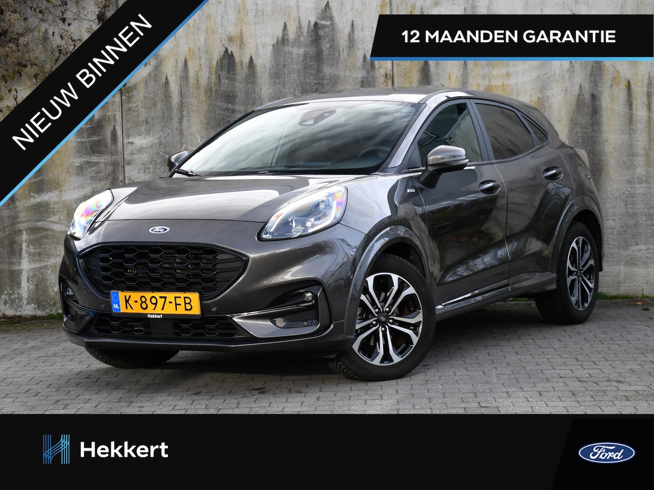 Ford Puma - ST-Line 1.0 EcoBoost Hybrid 125pk WINTER PACK | PDC + CAM. | 17''LM | BLIS | B&O | ADAPT. - AutoWereld.nl