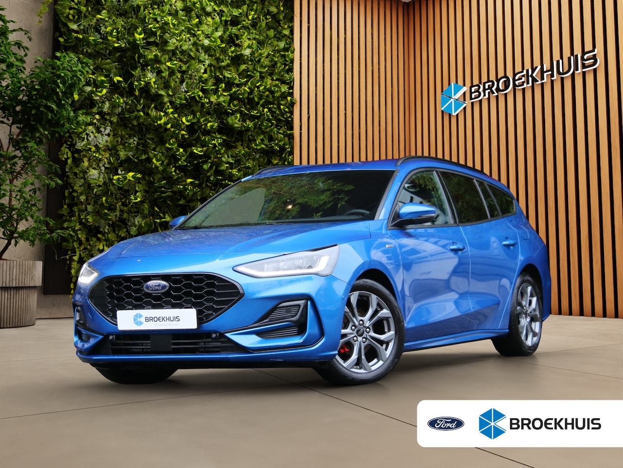 Ford Focus Wagon - 1.0 EcoBoost Hybrid ST Line X | B&O | Lederen bekleding | Adapt. Cruise | Stoel-stuurverw. - AutoWereld.nl