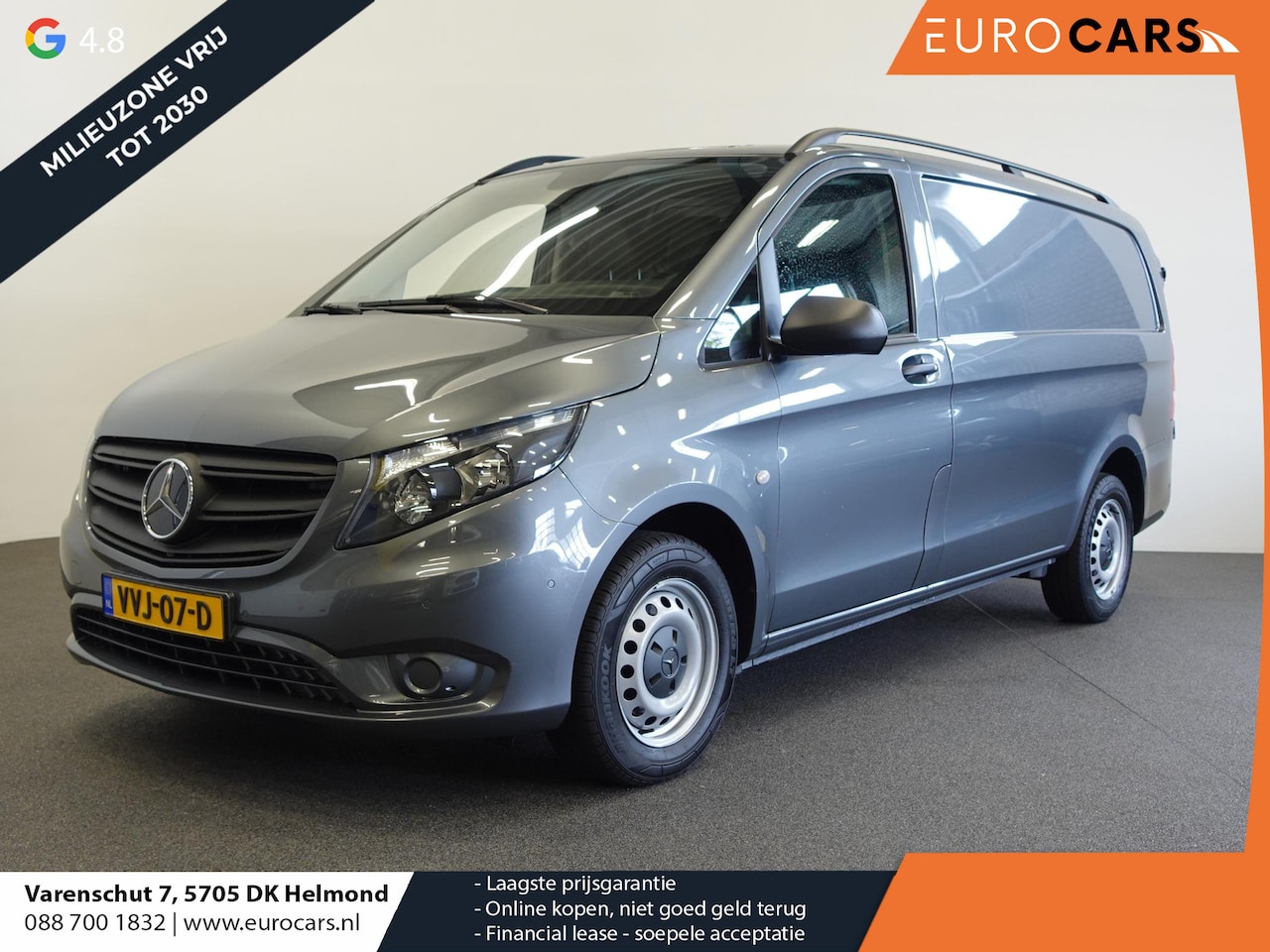 Mercedes-Benz Vito - 114 CDI Lang Automaat Airco Cruise Control Camera Parkeersensoren Trekhaak - AutoWereld.nl
