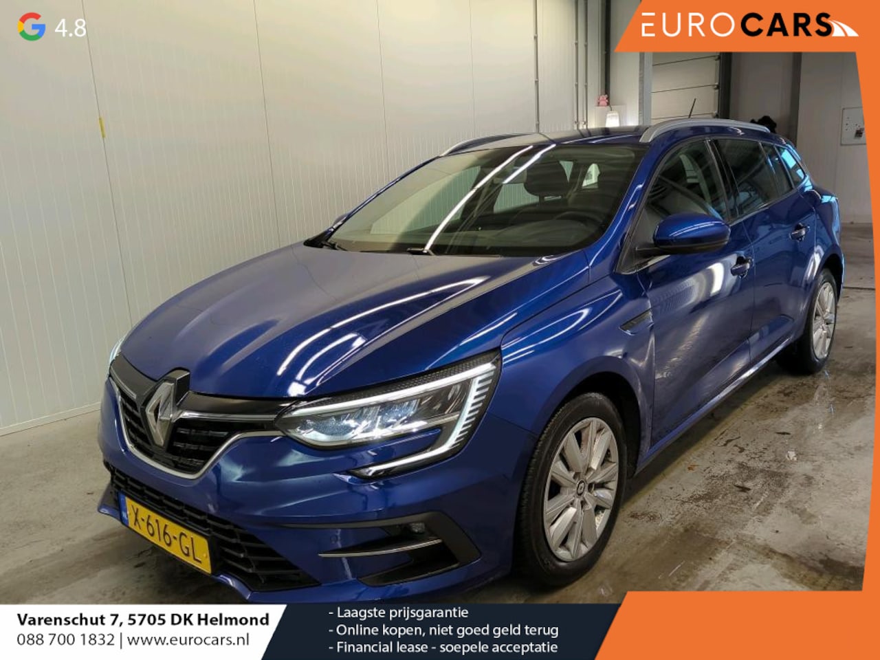 Renault Mégane Estate - 1.3 TCe 140 Equilibre Airco ECC Navi Carplay PDC VA + Camera Cruise Control Full LED Virtu - AutoWereld.nl