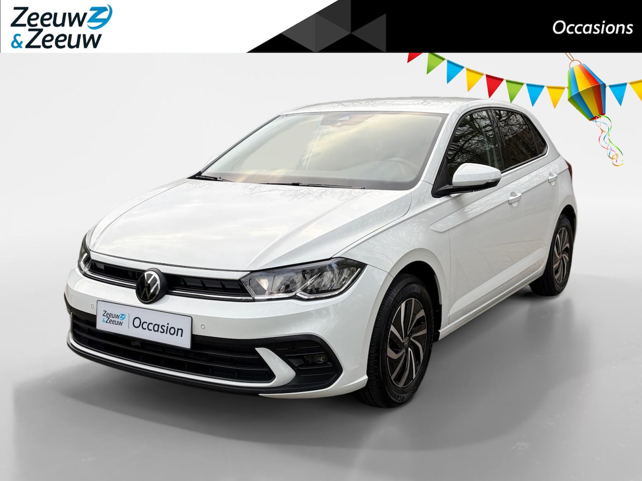 Volkswagen Polo - 1.0 TSI Life Edition | Lage kilometers | Parkeersensoren | Telefoon | Airco | Nette auto | - AutoWereld.nl