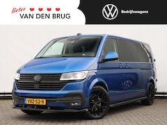 Volkswagen Transporter - 2.0 TDI 204PK DSG L2H1 DC Bulli 75-Edition | ACC | 2x Schuifdeur | Leder | Sidebars | 19"