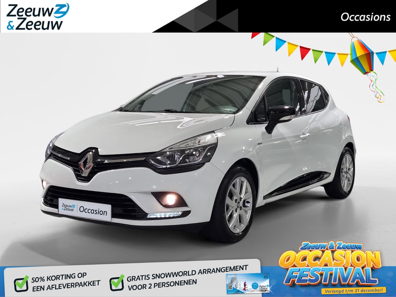 Renault Clio - 0.9 TCe Limited * Carplay * Dealeronderhouden * Navigatie * LM Velgen 16" * 12 Maanden BOV - AutoWereld.nl