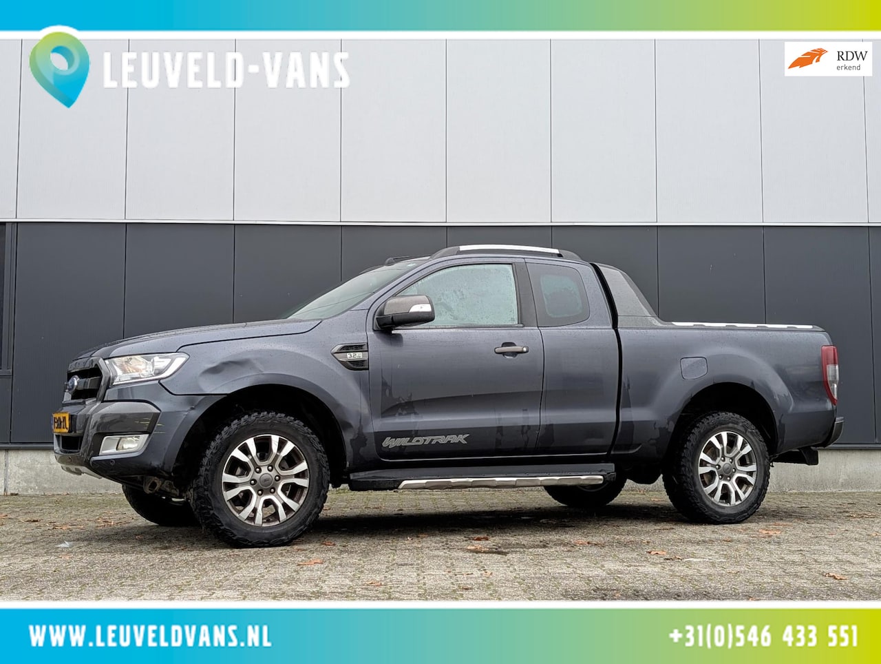 Ford Ranger - 3.2 TDCI WILDTRAK SUPERCAB 4X4 3500KG TREKHAAK DIFFLOCK - AutoWereld.nl