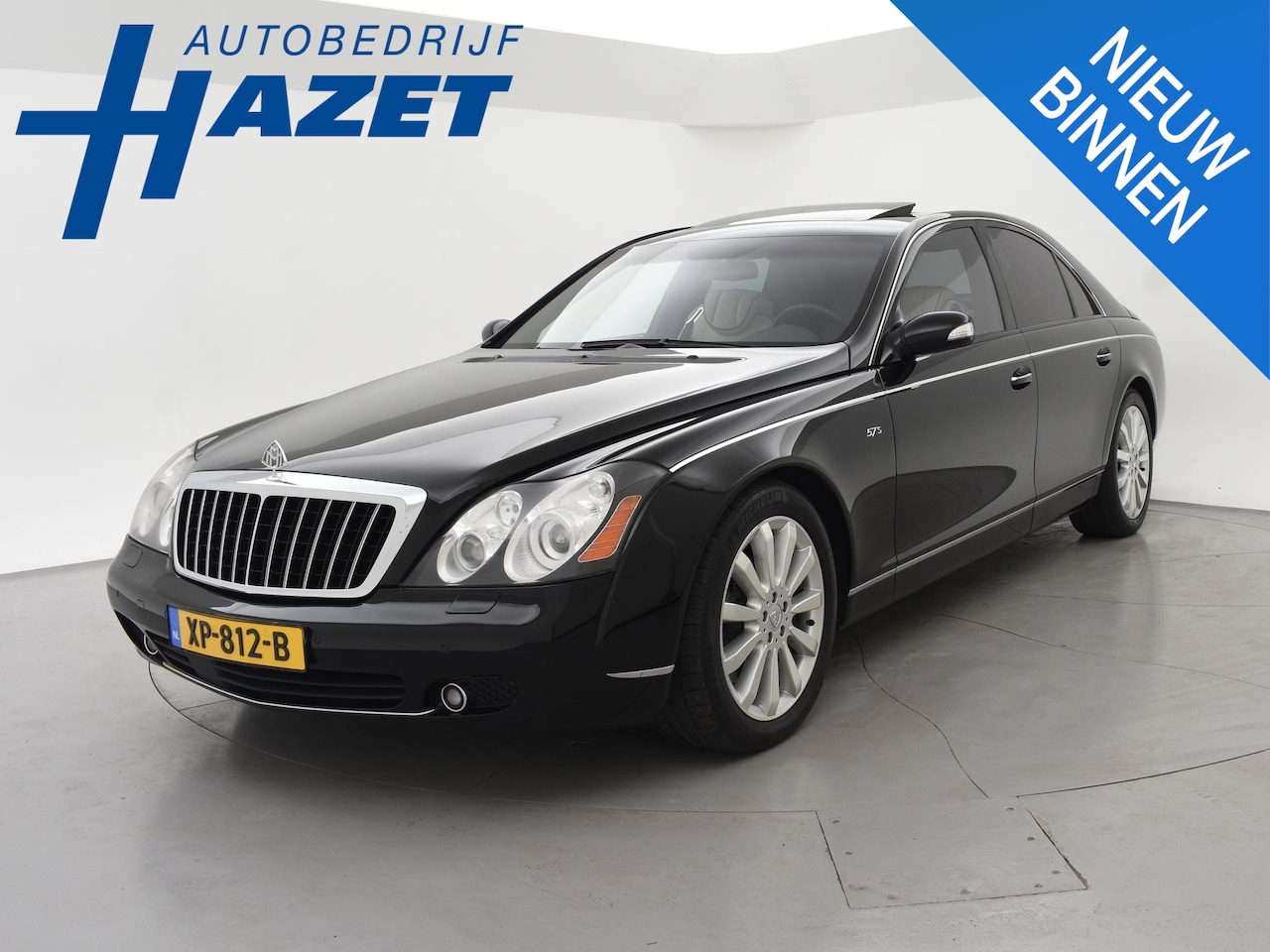 Maybach 57 - 6.0 V12 S 612 PK AUT. *UNIEK* + MASSAGE | KOELKAST | LUCHTVERING | ADAPTIVE CRUISE | SCHUI - AutoWereld.nl