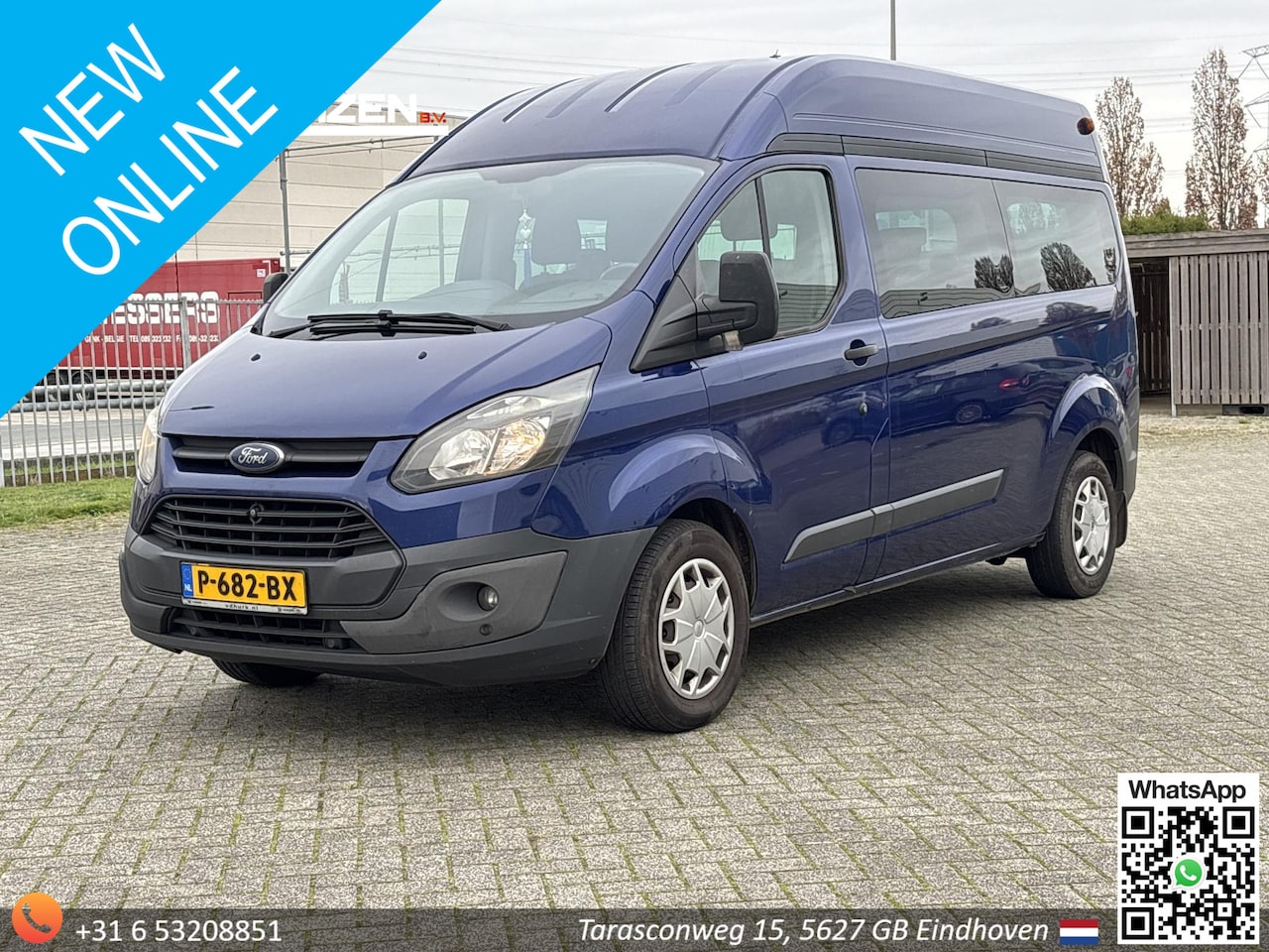 Ford Transit Custom - 300 2.2 TDCI L2H2 Trend | € 7.950,- NETTO! | 9 Persoons | Airco | Cruise | Navi | PDC | Tr - AutoWereld.nl
