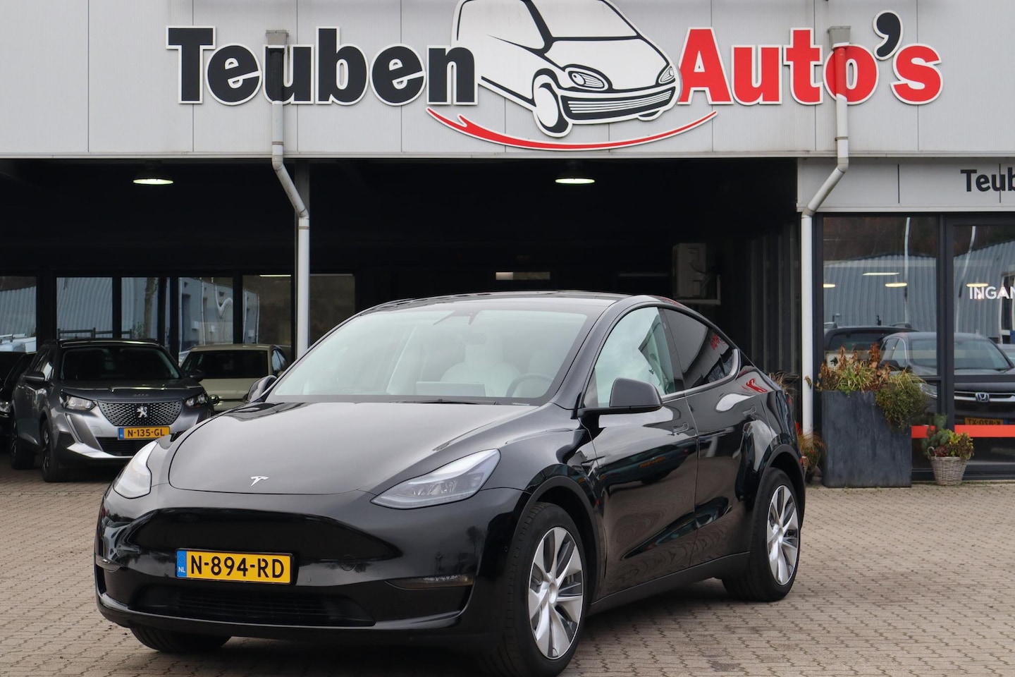 Tesla Model Y - Long Range AWD 75 kWh 91,1% SOH, Autopilot computer 3, Wit lederen bekleding, Warmtepomp - AutoWereld.nl