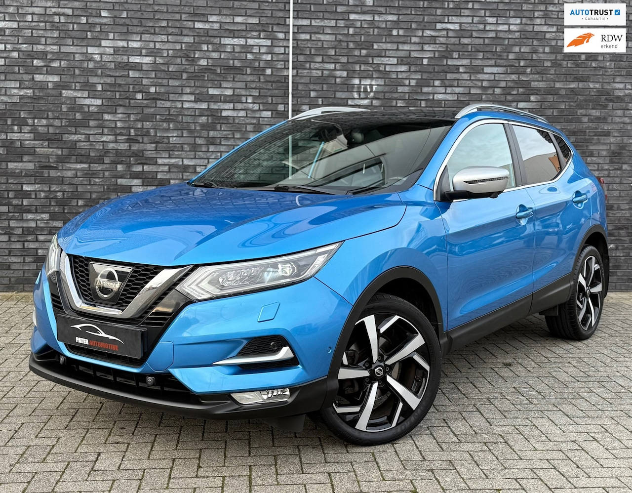 Nissan Qashqai - 1.2 Tekna + Pano|Bose|BLIS|Camera|Trekhaak|Pre-crash|BOM VOL OPTIES - AutoWereld.nl