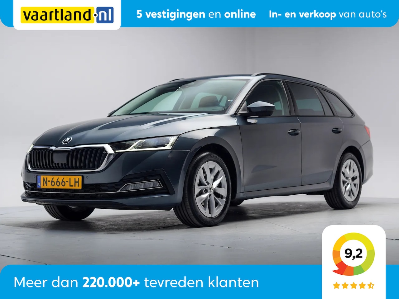 Skoda Octavia Combi - 1.5 e-TSI Business Edition Aut. [ Virtual Navi Stoelverwarming Trekhaak ] - AutoWereld.nl