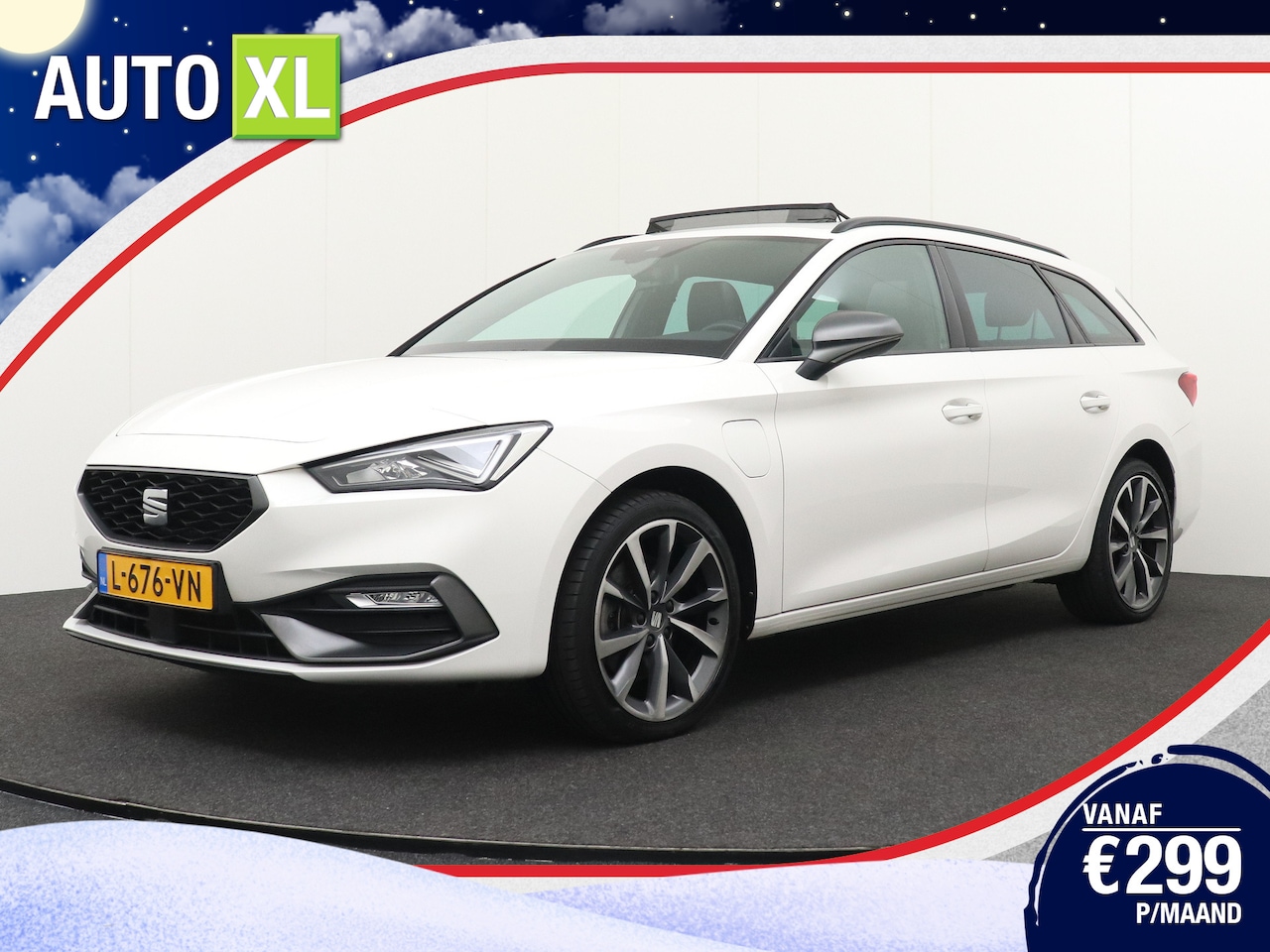 SEAT Leon Sportstourer - 1.4 260 PK TSI PHEV FR Pano-dak Adapt.Cruise 18'LMV - AutoWereld.nl