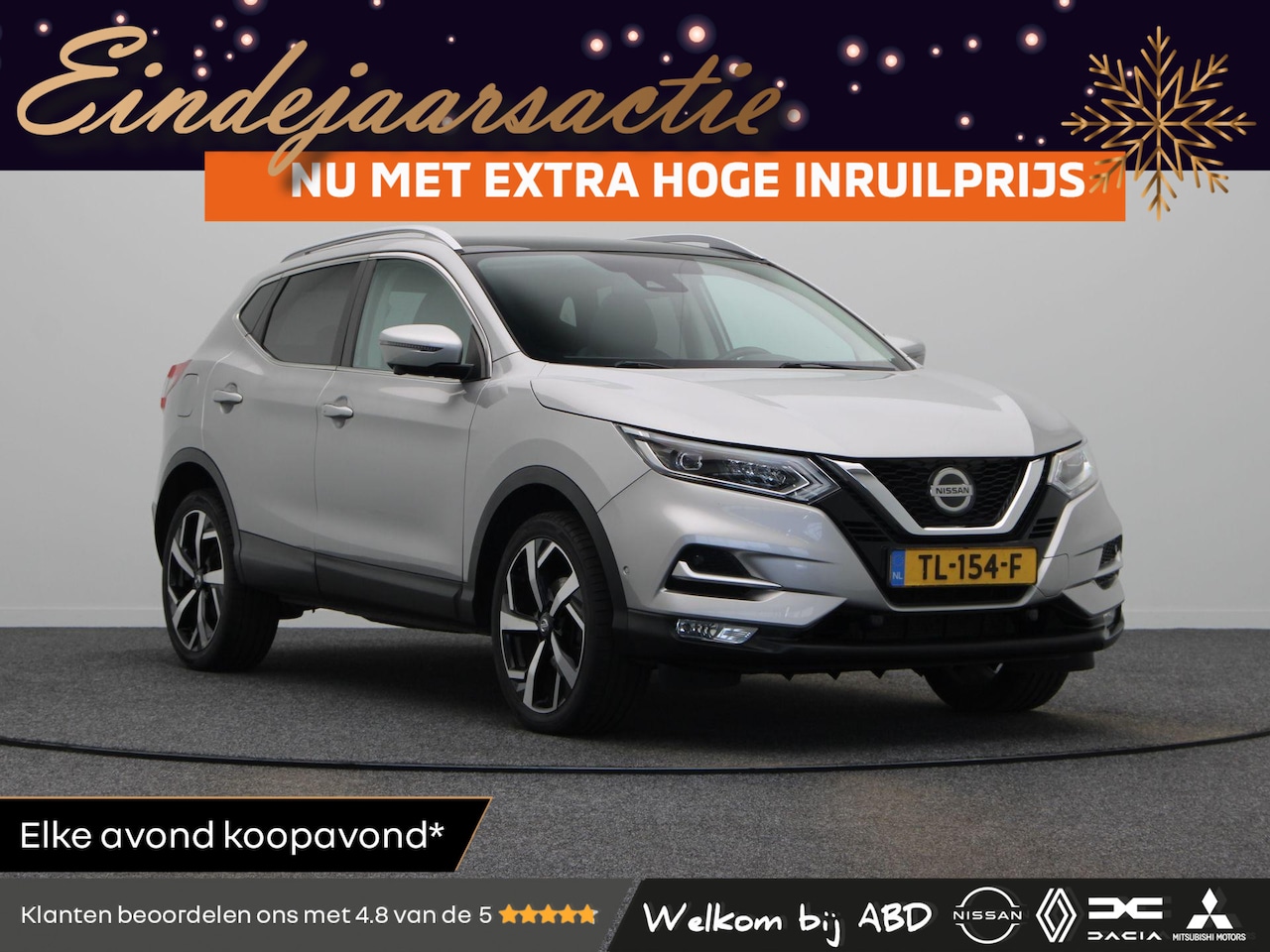Nissan Qashqai - 1.2 Tekna | Panoramadak | Rondomzicht camera | Elektrisch verstelbare bestuurderstoel | Cl - AutoWereld.nl