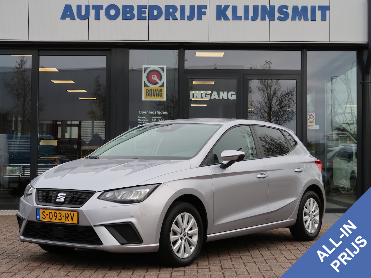 SEAT Ibiza - 1.0 TSI Style Business Connect | Navigatie | Parkeersensoren | Stoelverw | Led - AutoWereld.nl