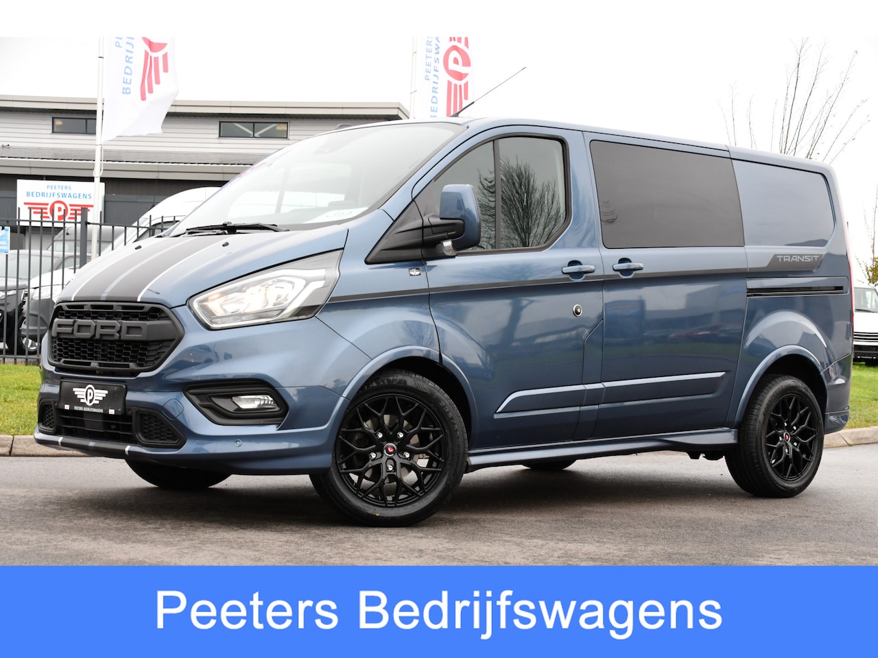 Ford Transit Custom - 320 2.0 TDCI L1H1 Sport DC Adaptieve Cruise, Camera, Carplay, 170pk, 2 x Schuifdeur, Autom - AutoWereld.nl