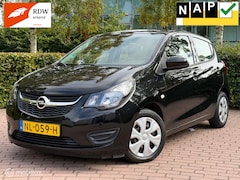 Opel Karl - 1.0 Ecoflex 5DR 2017 Zwart Airco Cruise NAP 1E EIG