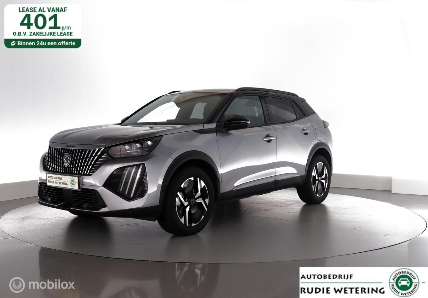 Peugeot 2008 - 1.2 Hybrid 136 GT automaat leer|led|cam360|ecc|dab|lmv17 - AutoWereld.nl