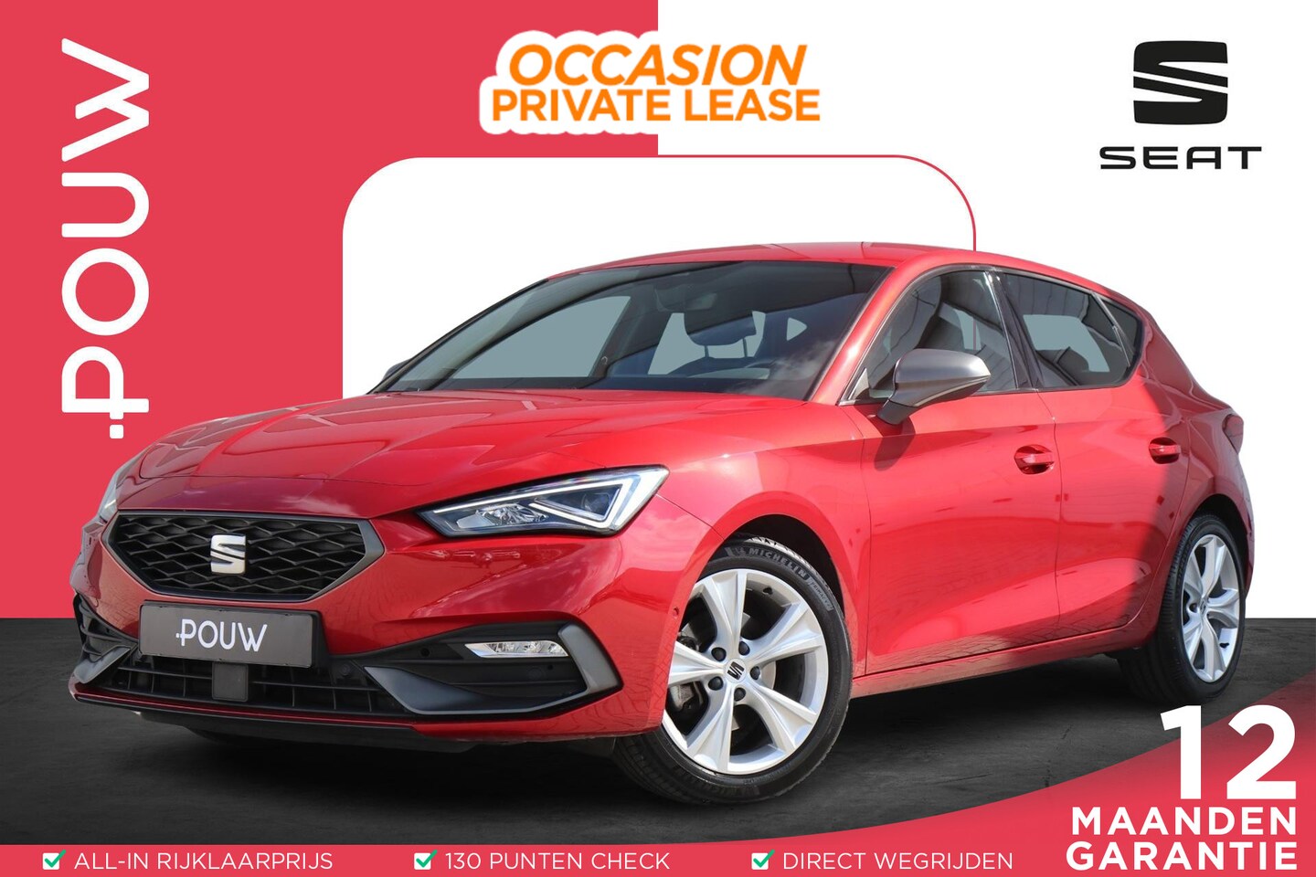 SEAT Leon - 1.0 TSI 110pk FR Business Intense | Navigatie | Achteruitrijcamera | Apple Carplay/Android - AutoWereld.nl