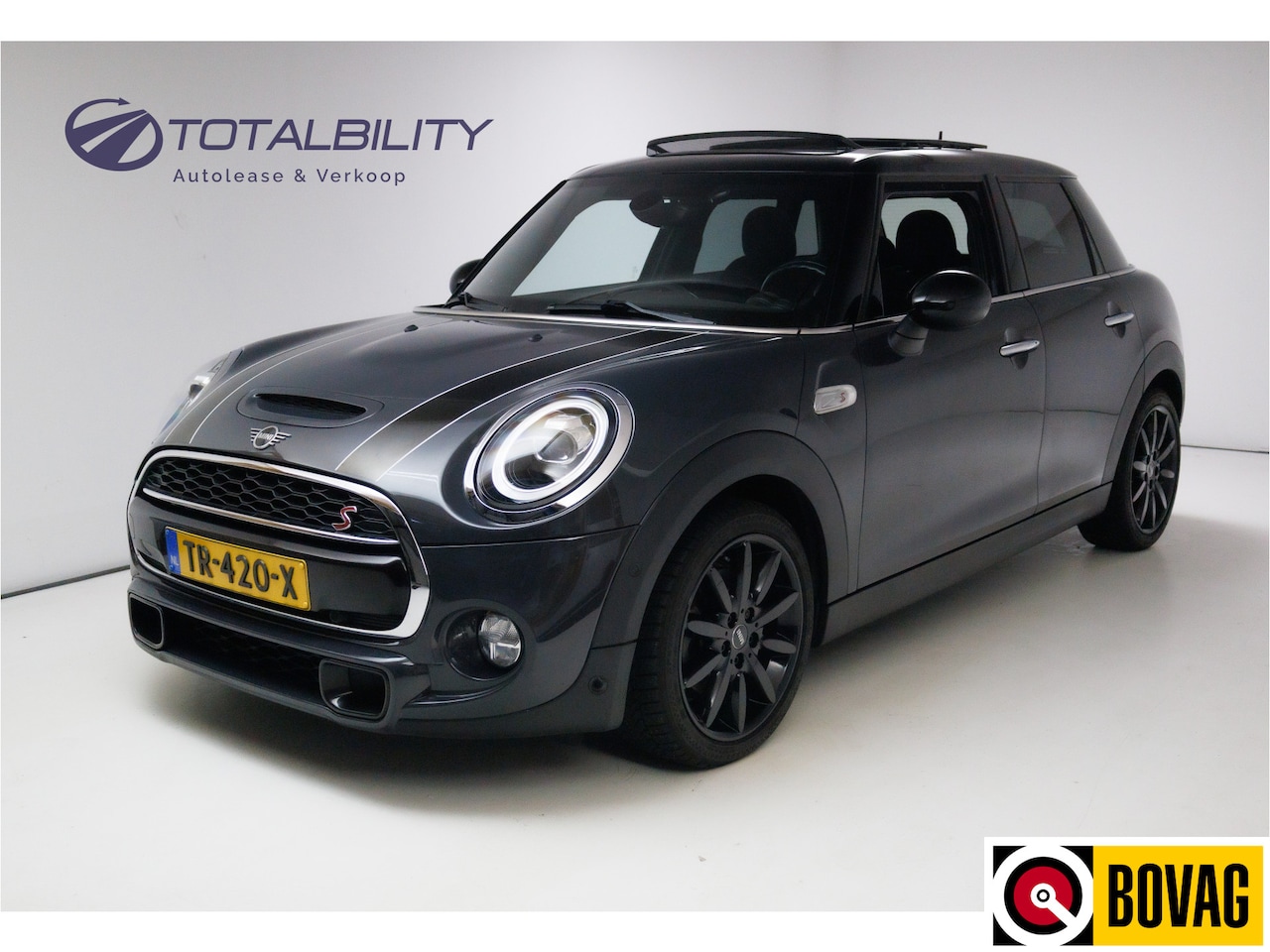 MINI Cooper S - Mini 2.0 192 PK Serious Business automaat | Panordak | Harman Kardon | Navi | Cruise | Arm - AutoWereld.nl