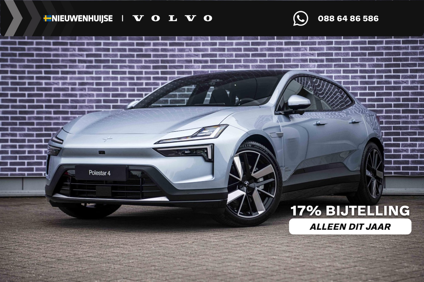Polestar 4 - Long Range Single motor 100 kWh |22KW OBC| Harman/Kardon | 360° Camera |21INCH velgen | P - AutoWereld.nl