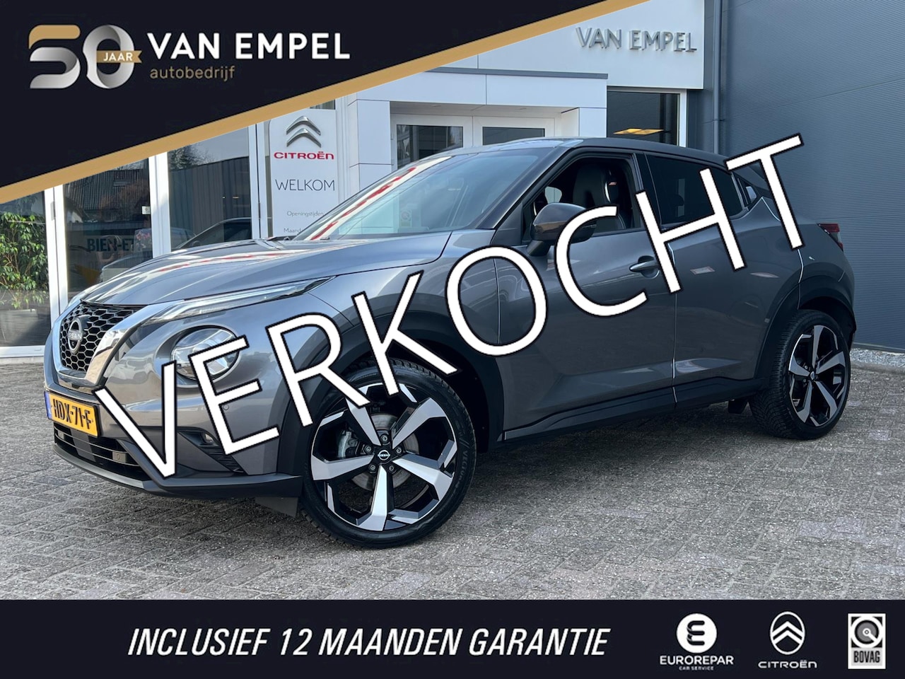 Nissan Juke - 1.0 DIG-T N-Design Automaat | 360 Camera | Leder | Adaptive Cruise | Navigatie | Camera - AutoWereld.nl