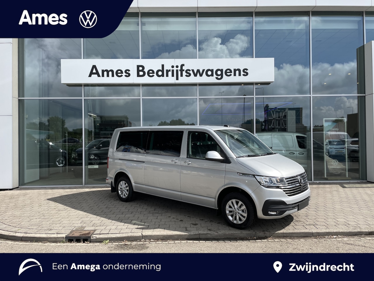Volkswagen Transporter Caravelle - 2.0 TDI 150PK DSG DC Comfortline | Dubbele cabine | Automaat  Prijs excl BTW/BPM grijs ken - AutoWereld.nl
