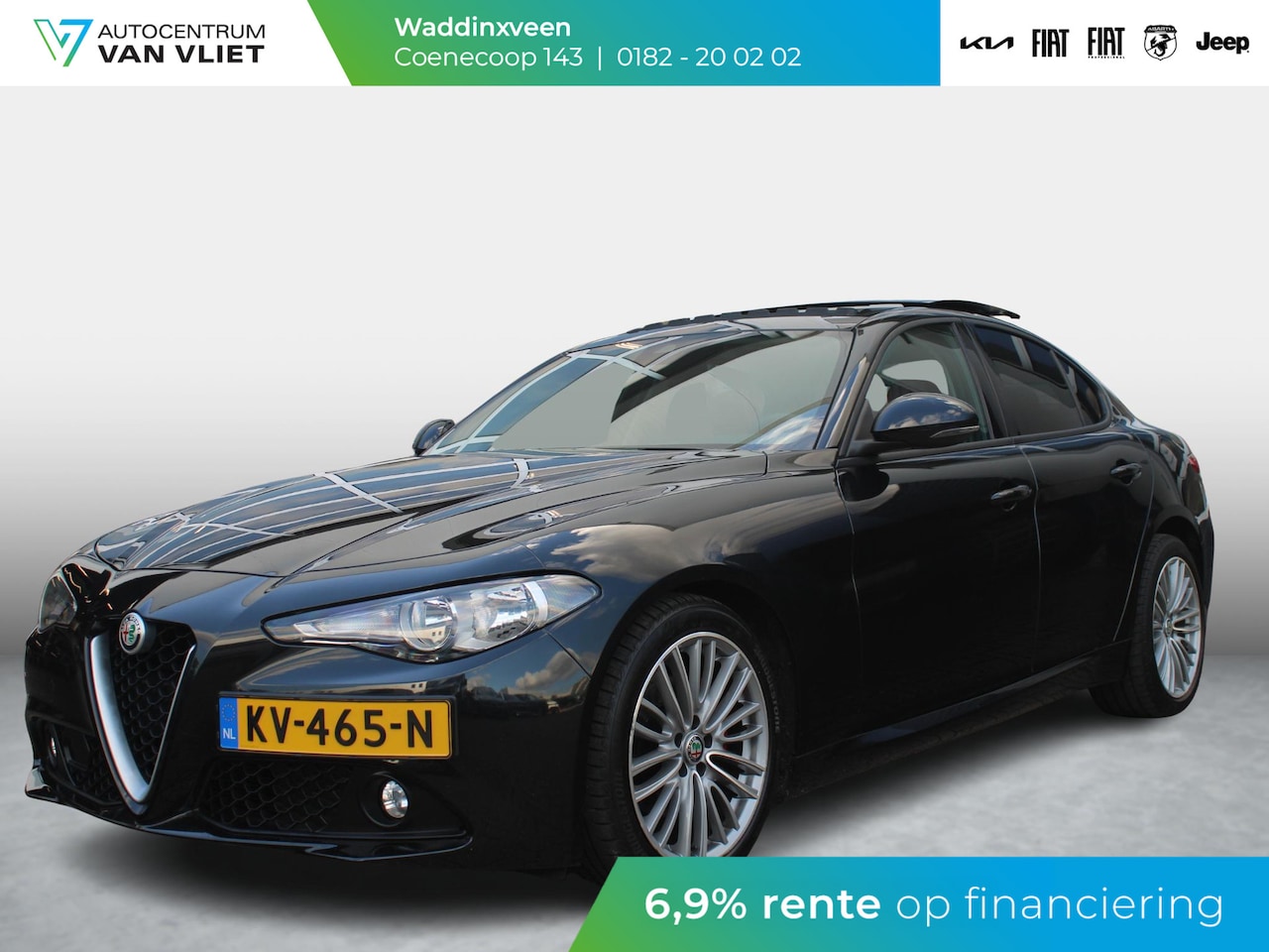 Alfa Romeo Giulia - 2.0 Turbo Aut. 200pk Super | Bruin Leder | Schuif/Kanteldak | 18" - AutoWereld.nl