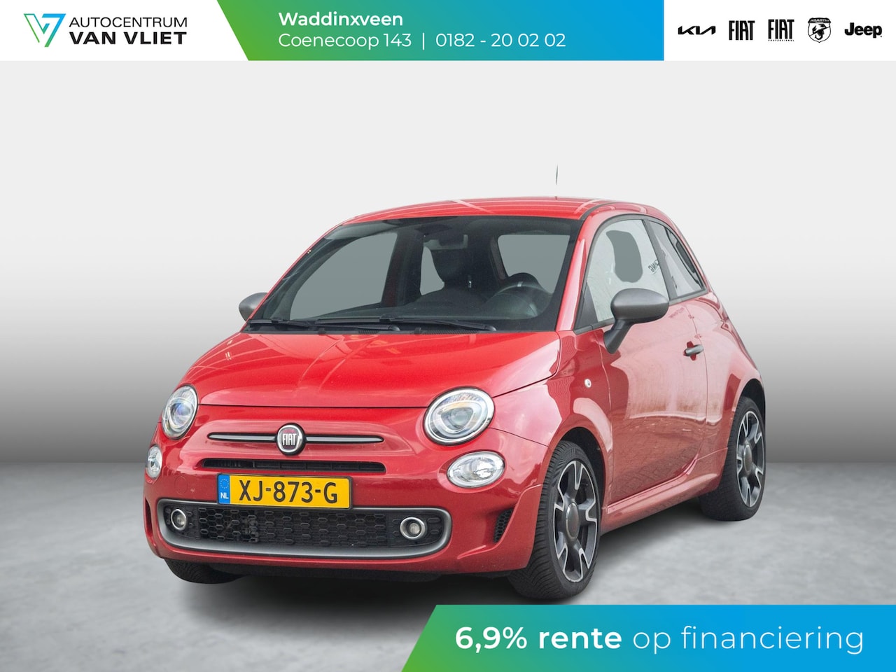 Fiat 500 - TwinAir Turbo Sport | Clima | Cruise | Priv. glass | PDC | Navi | Apple Carplay - AutoWereld.nl