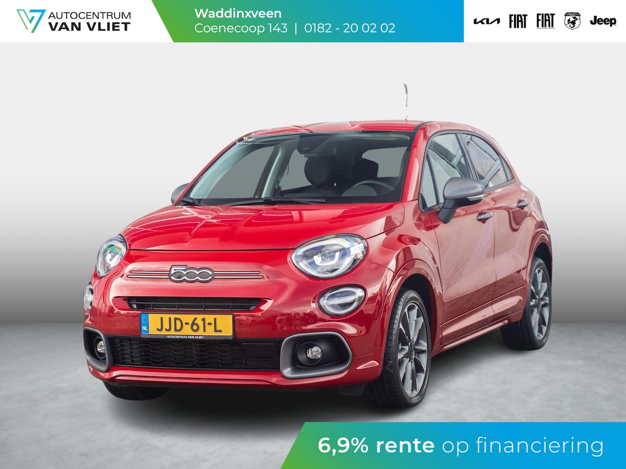 Fiat 500 X - 1.5 Hybrid Sport Automaat | Clima | Adapt. Cruise | 18" | Apple Carplay | Camera | PDC | K - AutoWereld.nl
