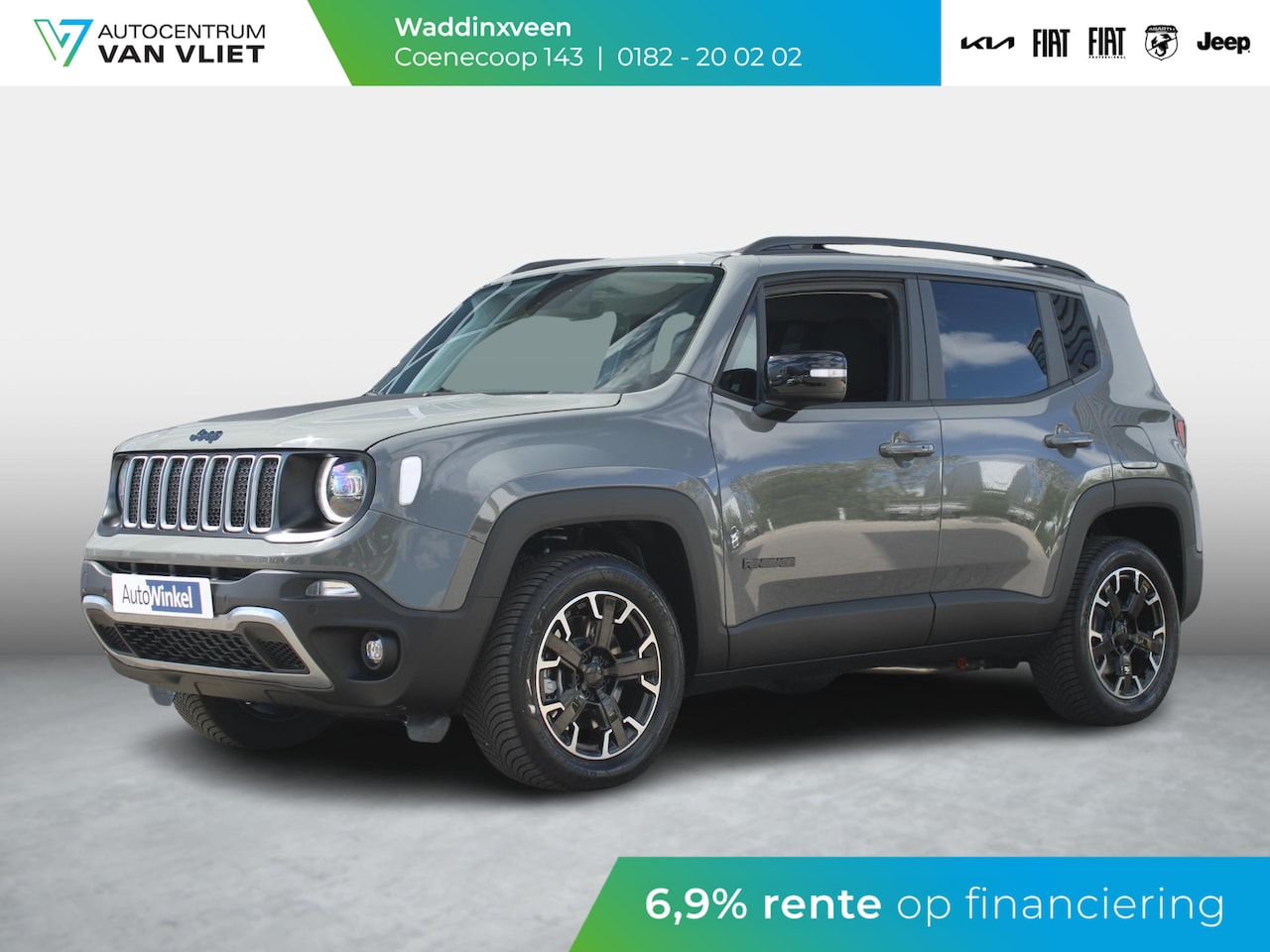 Jeep Renegade - 4xe 240 Plug-in Hybrid Electric New Upland | Clima | Apple Carplay | Adapt. Cruise | Dakra - AutoWereld.nl