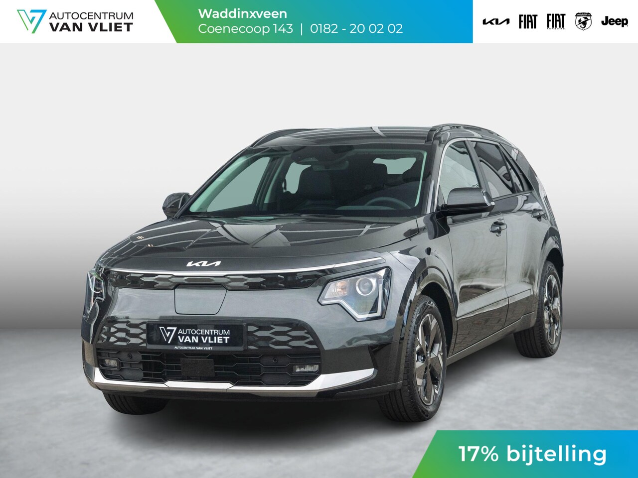 Kia Niro EV - Light Advanced 64.8 kWh | Uit voorraad leverbaar | 17% Bijtelling | Stoel&Stuur Verwarming - AutoWereld.nl