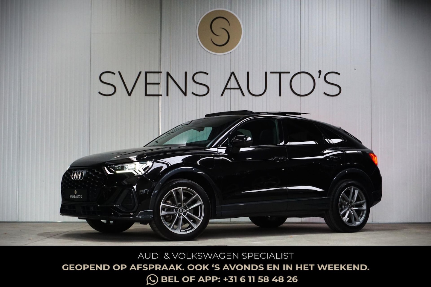 Audi Q3 Sportback - 45 TFSIe S-Line Black Edition Panodak|Sfeer|Leder|Camera|Keyless - AutoWereld.nl