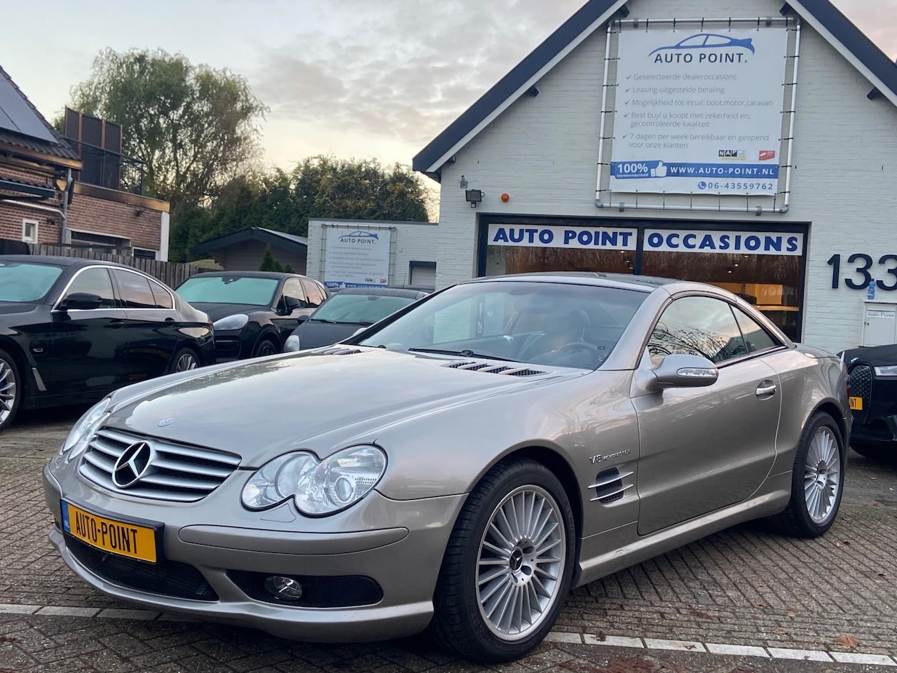 Mercedes-Benz SL-klasse Cabrio - AMG 55 UNIEK 58500KM TOPSTAAT/PANORAMA - AutoWereld.nl