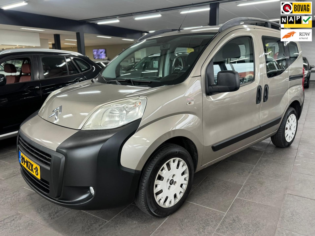 Citroën Nemo - 1.4i Multispace 1-eigenaar 2X Schuifdeuren airco elektrische pakket parkeersensoren - AutoWereld.nl
