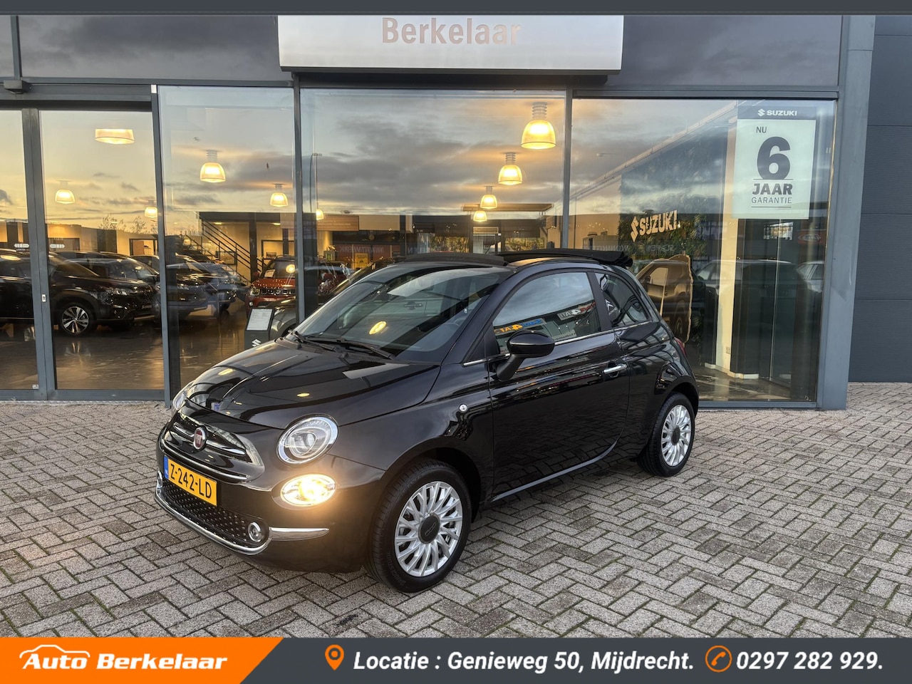 Fiat 500 C - 1.0 Hybrid Dolcevita Finale | Cabrio | Parkeersensoren | - AutoWereld.nl