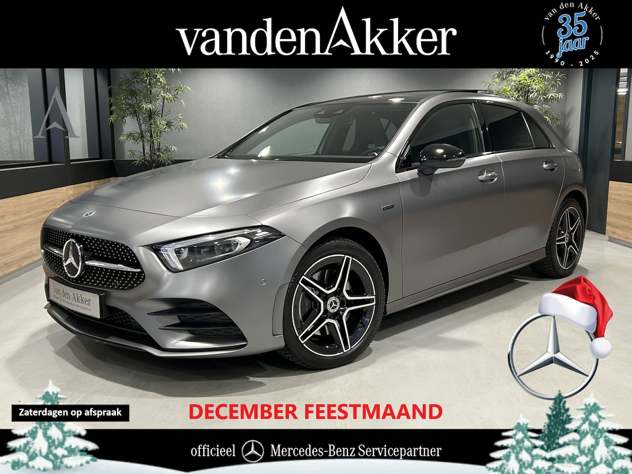 Mercedes-Benz A-klasse - 250e AMG// Panoramadak // Memory // MultiBeam LED // Keyless // Magno Grijs // Augmented - AutoWereld.nl