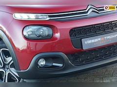 Citroën C3 - 1.2 PureTech 110pk Shine Automaat - Rouge Rubi/Noir Onyx - Carplay/PDC/LaneAssist