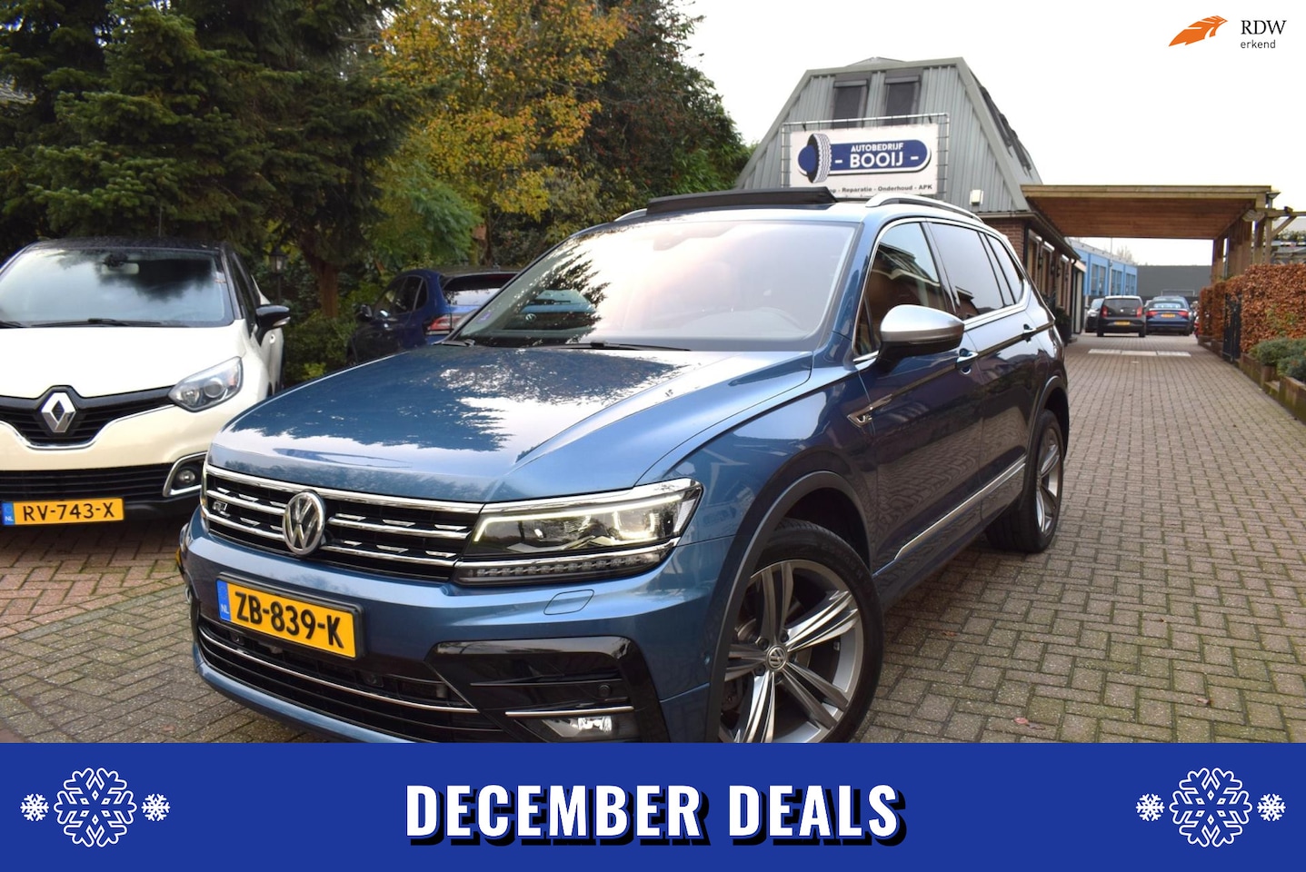 Volkswagen Tiguan Allspace - 2.0 TSI 4Motion Highline Business R 7p. AUTOM /PANO DAK/ADAP CRUISE/TREKH/CAMERA/LEDER/PDC - AutoWereld.nl
