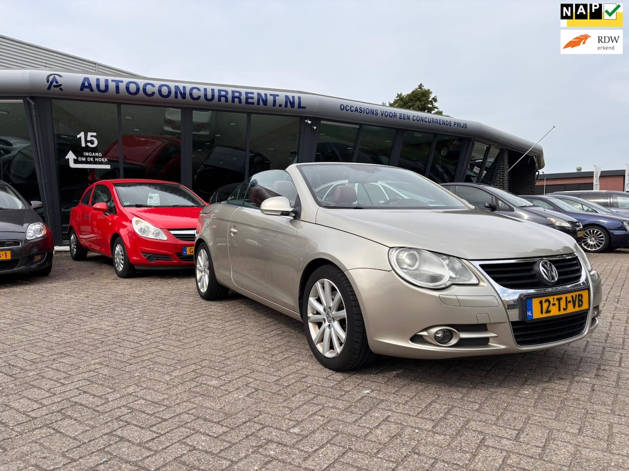 Volkswagen Eos - 2.0 T-FSI 2.0 T-FSI, Leder, Pano, Clima, Inruil mogelijk. - AutoWereld.nl