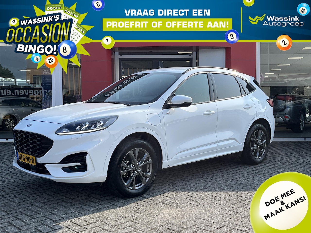 Ford Kuga - 2.5 PHEV e-CVT 225pk ST-Line X | Navigatie | Stoel erwarming voor en achter | voorruitverw - AutoWereld.nl