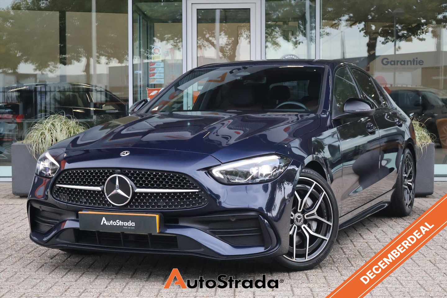 Mercedes-Benz C-klasse - C200 AMG-Line 204pk | Sfeer | Navigatie | Cruise | Climate | Leder | Virtual | LED | Stoel - AutoWereld.nl