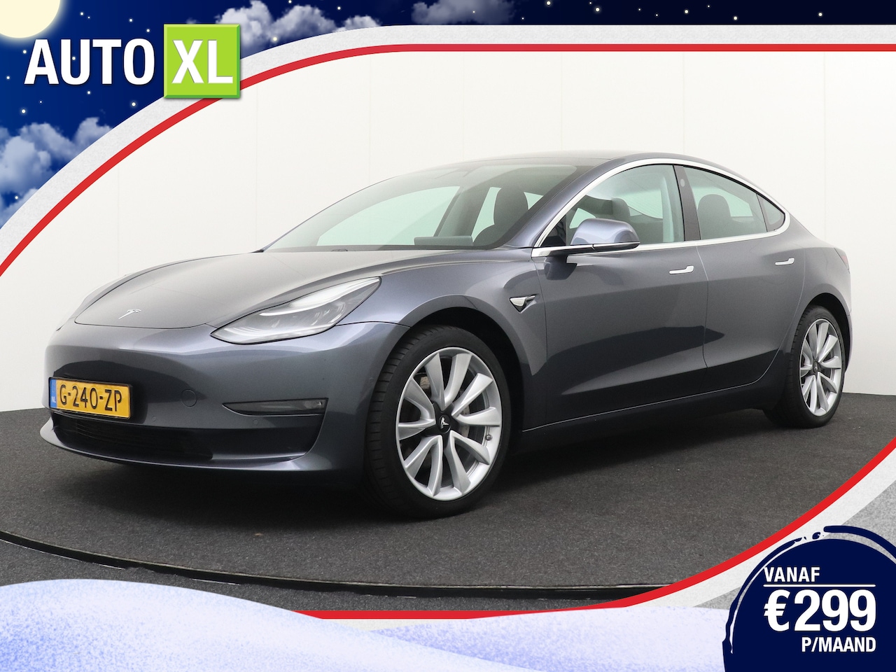 Tesla Model 3 - Long Range RWD Long Range AWD 75 kWh Autopilot Stoelverw V+A Pano 19'LMV - AutoWereld.nl