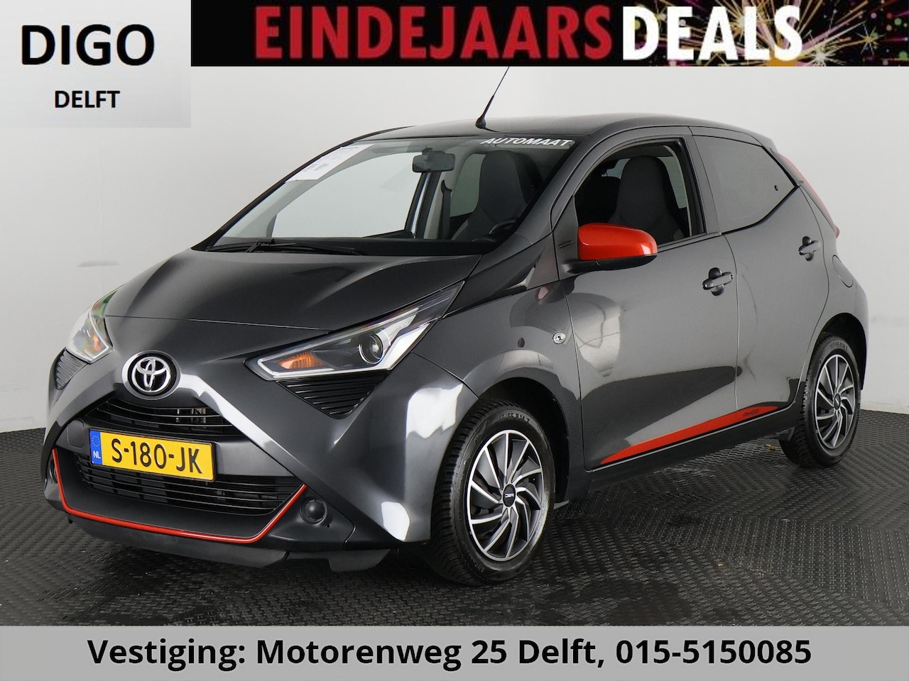Toyota Aygo - 1.0 VVT-i X-PLAY AUTOMAAT GARANTIE TOT 10-2031 BIJNA 2022. APPLE CARPLAY & ANDROID AUTO . - AutoWereld.nl