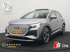 Audi Q4 e-tron - 50 quattro S-Line 77 kWh 299pk Dealer O.H. INCL BTW | Panodak | Lederen Sportstoelen Verwa